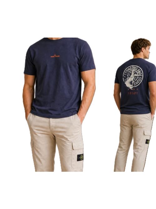 Tshirt reg fit Stone Island | L2S15 2100001 S0534V002A BLUE NAVY